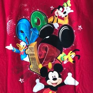 Disneyland 2012 Holographic Print Shirt